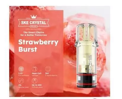 SKE Crystal Plus Pod Strawberry Burst 20mg/ml Nikotin 1 x 2 Pods