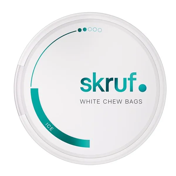 SKRUF XTRA ICE 4 White Chew Bags