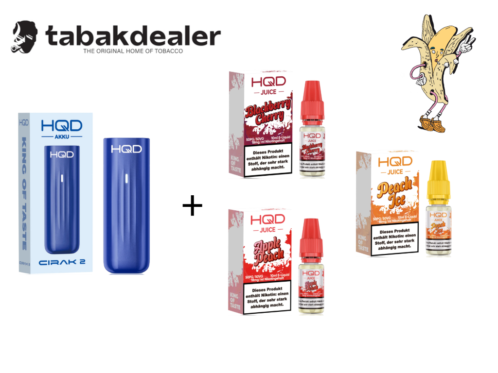 Starterkit Blue HQD Cirak 3er