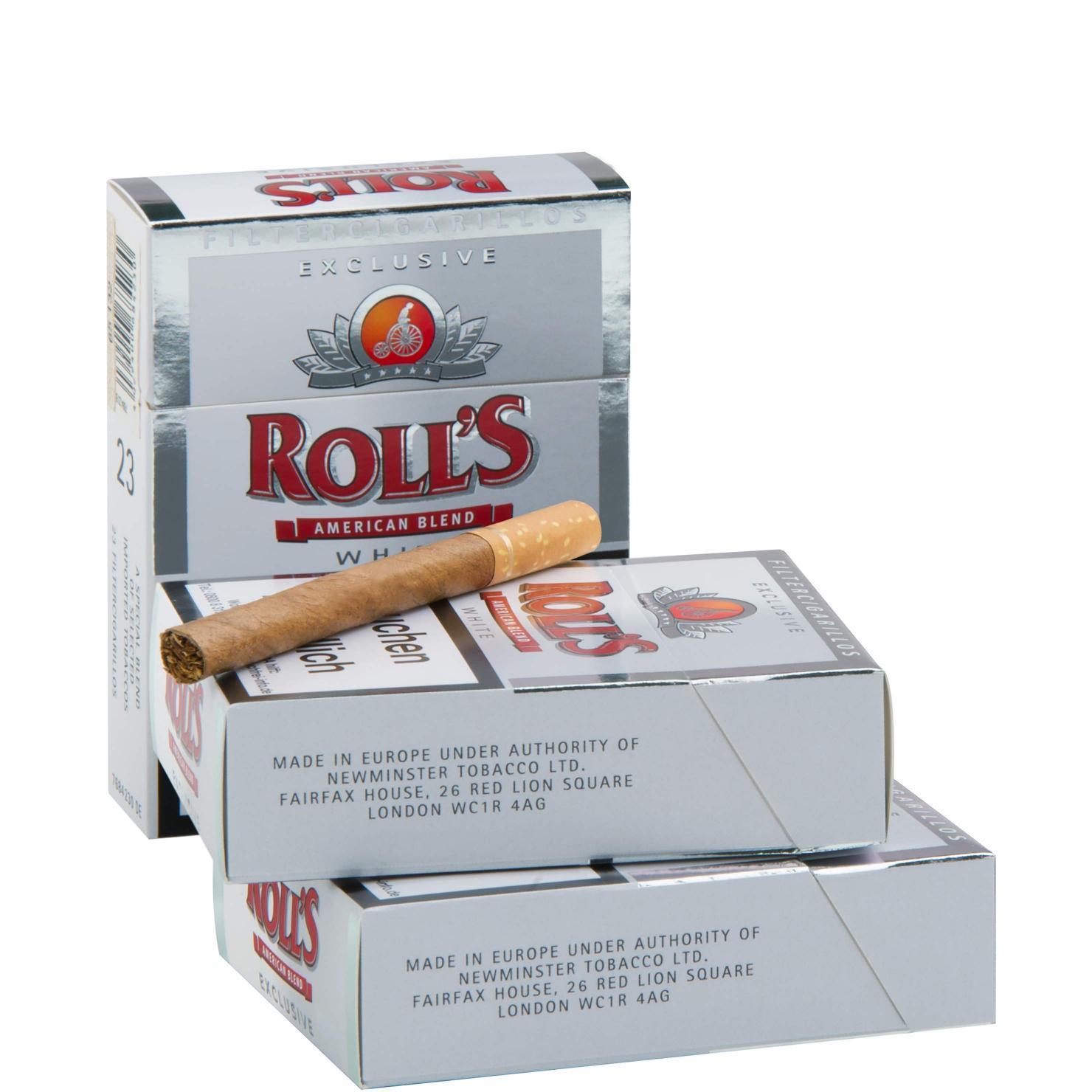 Rolls Exclusive White  10 x 23 Zigarillos