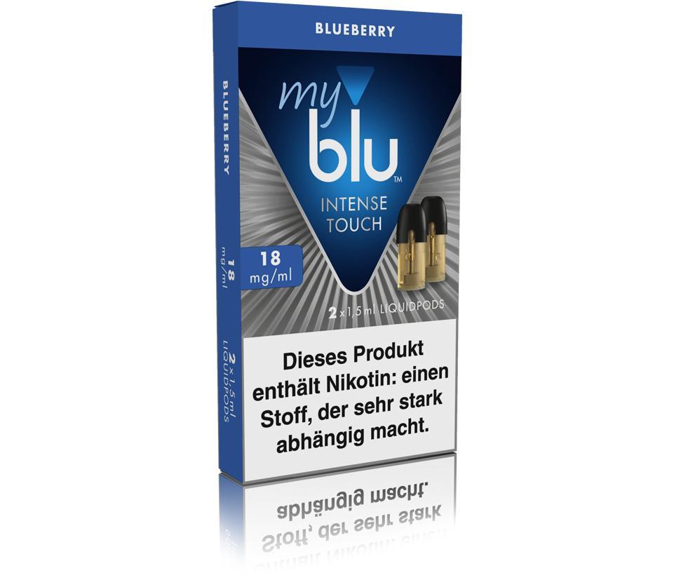 myblu Intense Touch Blueberry 18mg/ml Nikotin 1 x 2 Pods ( zu je 1,5ml)