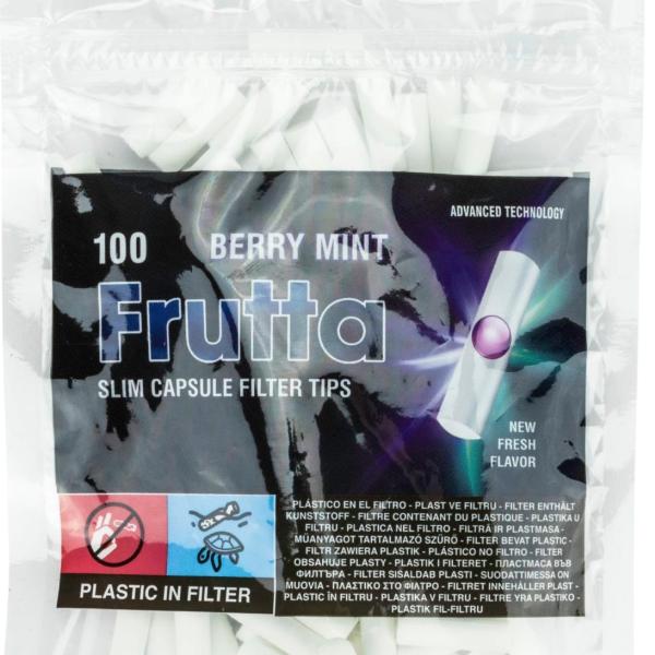 Frutta Filter mit Kapsel 6mm Berry/Mint 1 x 100 Stück