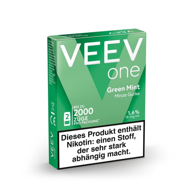 VEEV One Pod Green Mint 18mg/ml VEEV One Pod Green Mint 18mg/ml