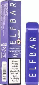 ELFBAR E-Shisha NC 600 Blackcurrant 20mg/ml Nikotin