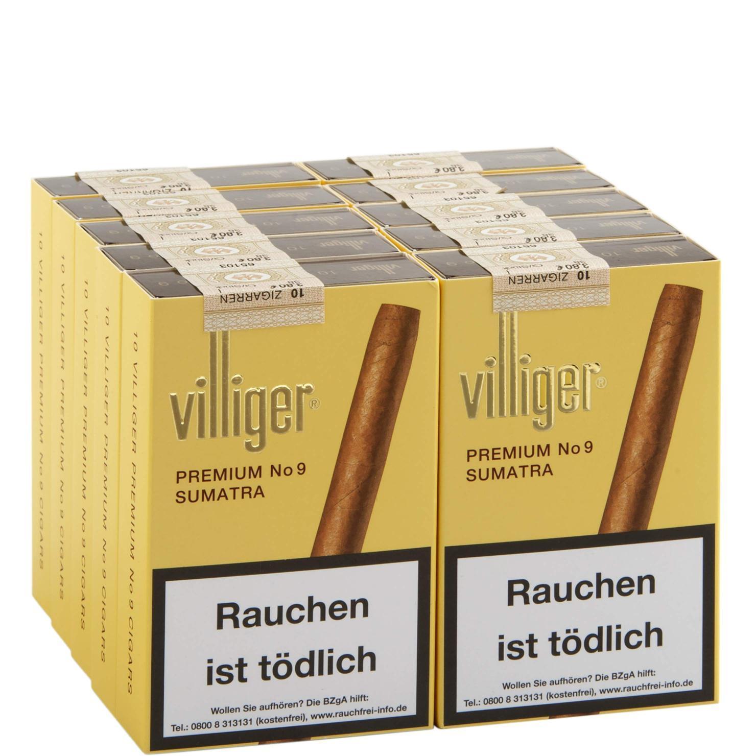 Villiger Premium No9 Sumatra 1 x 10 Zigarren