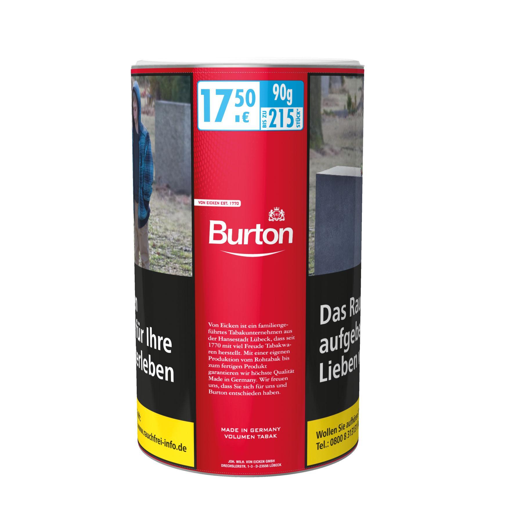 Burton Original Red 1 x 90g Tabak