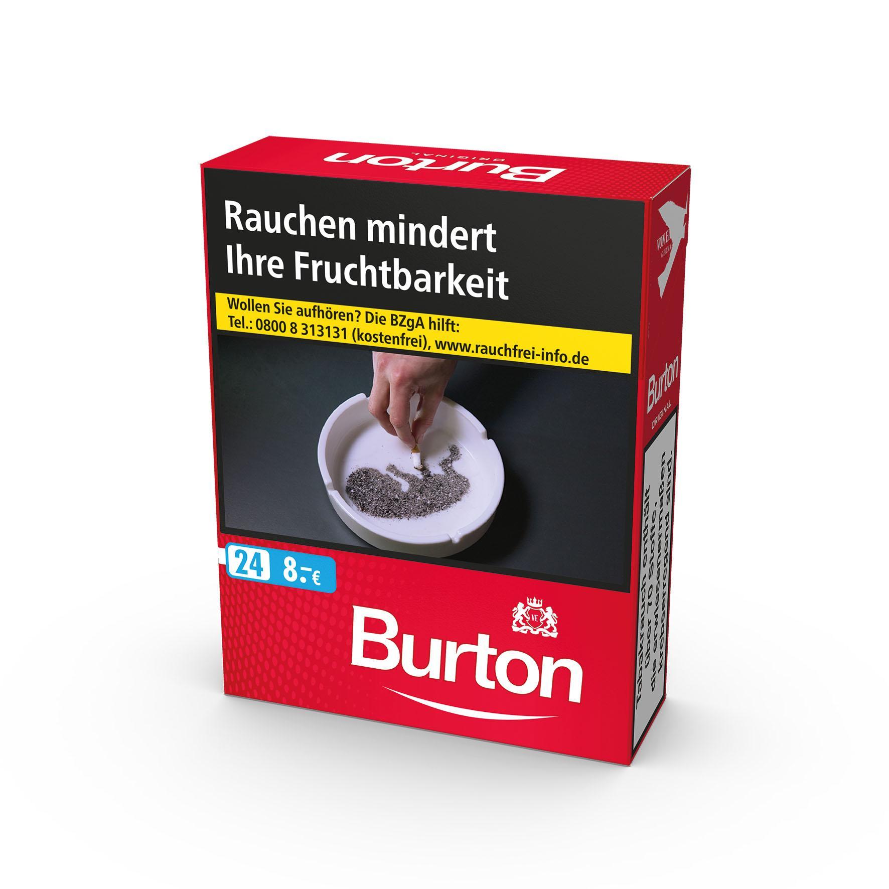 Burton Original XL 8 x 24 Zigaretten