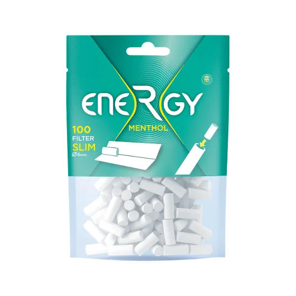 Energy+ Filter Tips Menthol 10 x 100 Filter