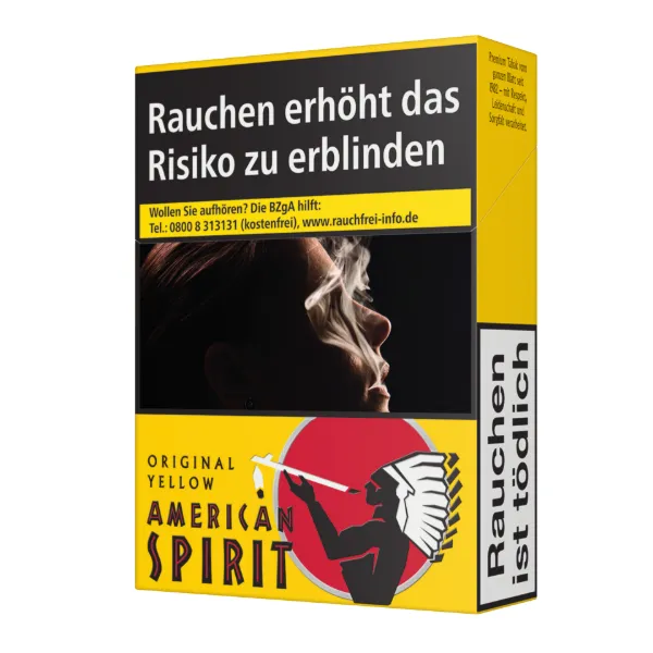 American Spirit Yellow Packung