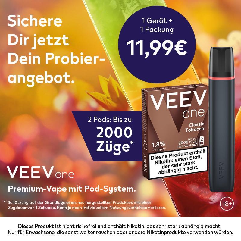 Veev Kit Black + 1 VEEV One Pod Classic Tobacco 20mg/ml