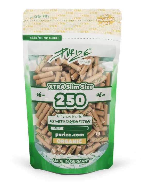 Purize Aktivkohlefilter XTRA Slim 250er Organic