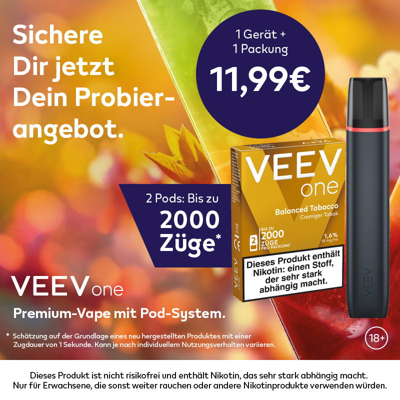 Veev Kit Black + 1 VEEV One Pod Balanced Tobacco 20mg/ml