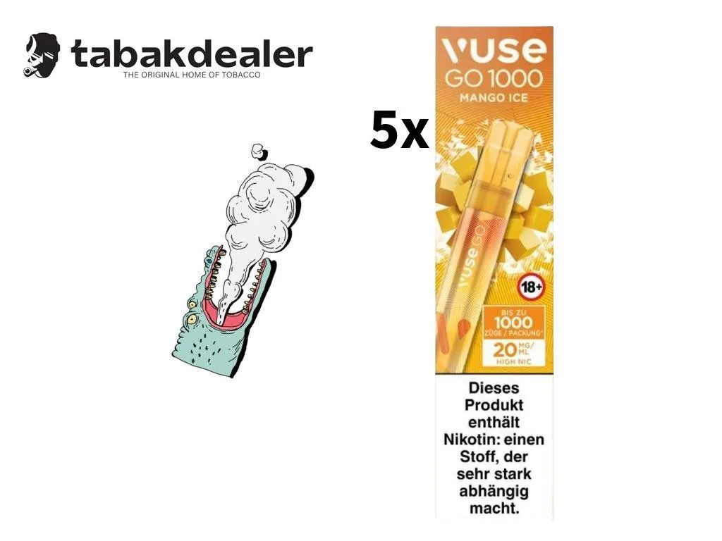 Vuse GO 1000 Mango Ice 5er