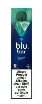 blu bar Mint E-Shisha 18mg/ml Nikotin