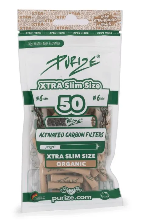 Purize Aktivkohlefilter XTRA Slim 50er organic