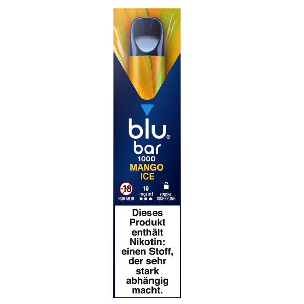 blu bar Mango Ice E-Shisha 18mg/ml blu bar Mango Ice E-Shisha 18mg/ml