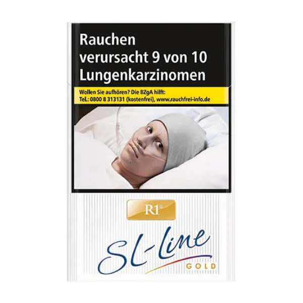 R1 Slim Line Gold 10 x 20 Zigaretten R1 Slim Line Gold 10 x 20 Zigaretten