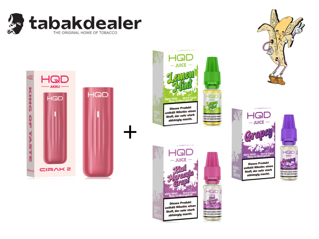 Starterkit Pink HQD Cirak 3er
