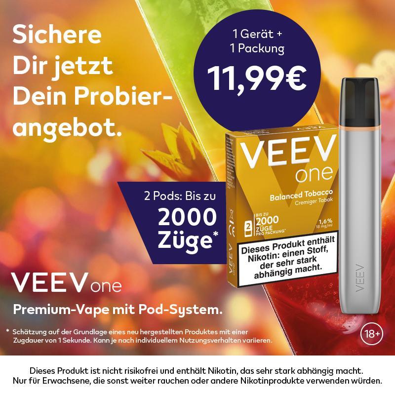 Veev Kit Grey + 1 VEEV One Pod Balanced Tobacco 18mg/ml 1