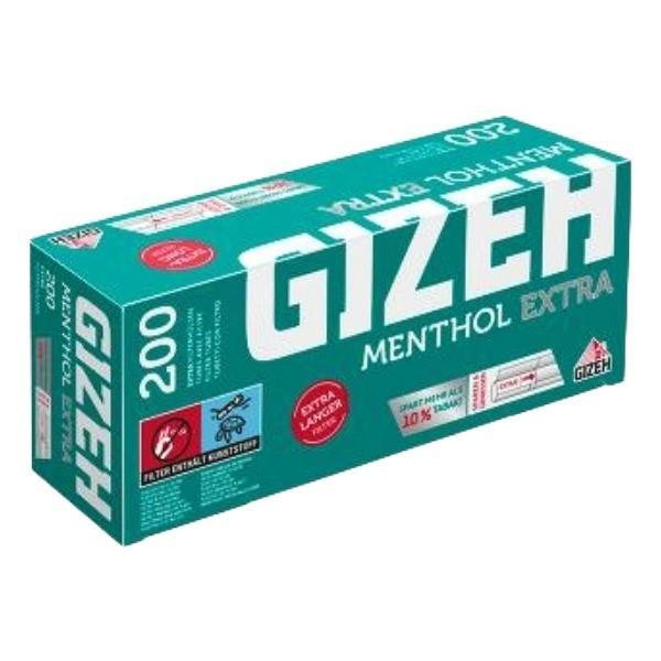 GIZEH Menthol Extra Hülsen 1 x 200 Stück