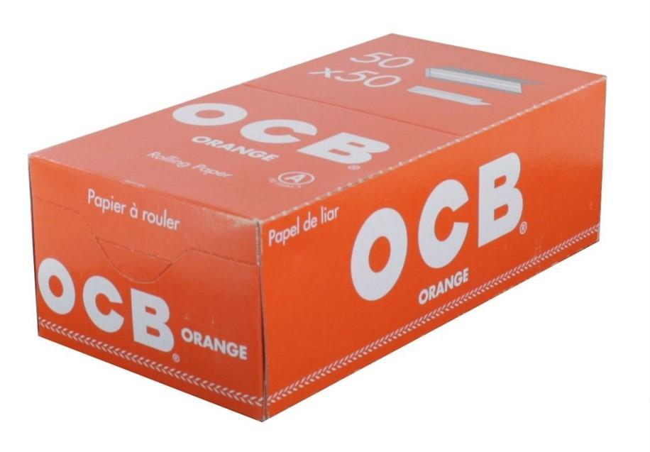 OCB Paper Orange 50 x 50 Blättchen
