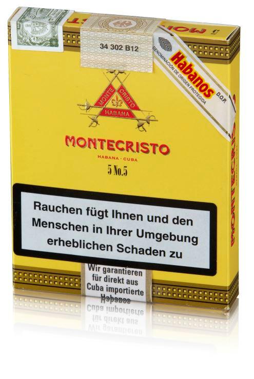 Montecristo No. 5 1 x 5 Zigarren 5St