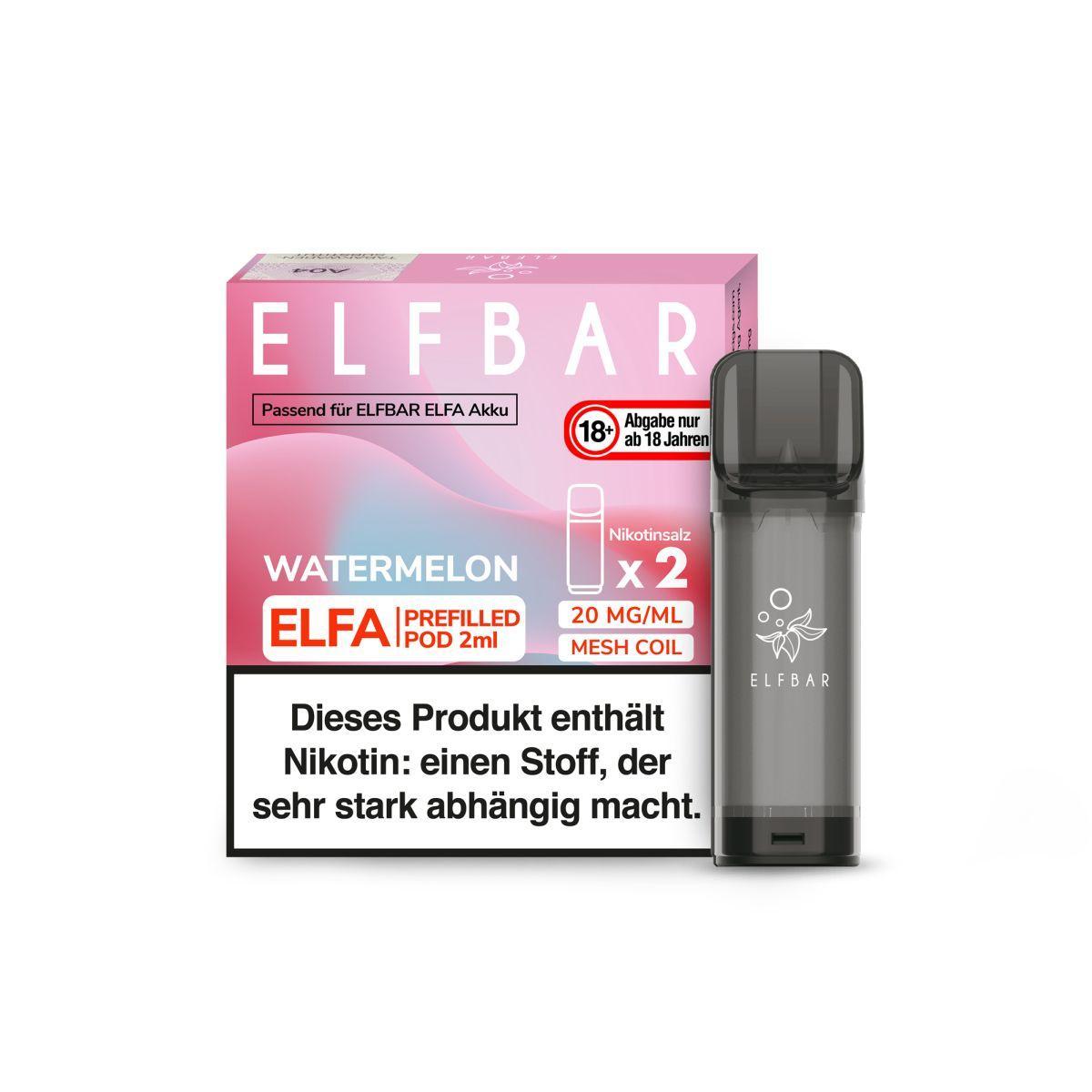 Elfbar Elfa Pod Watermelon 20mg/ml Nikotin 1 x 2 Pods