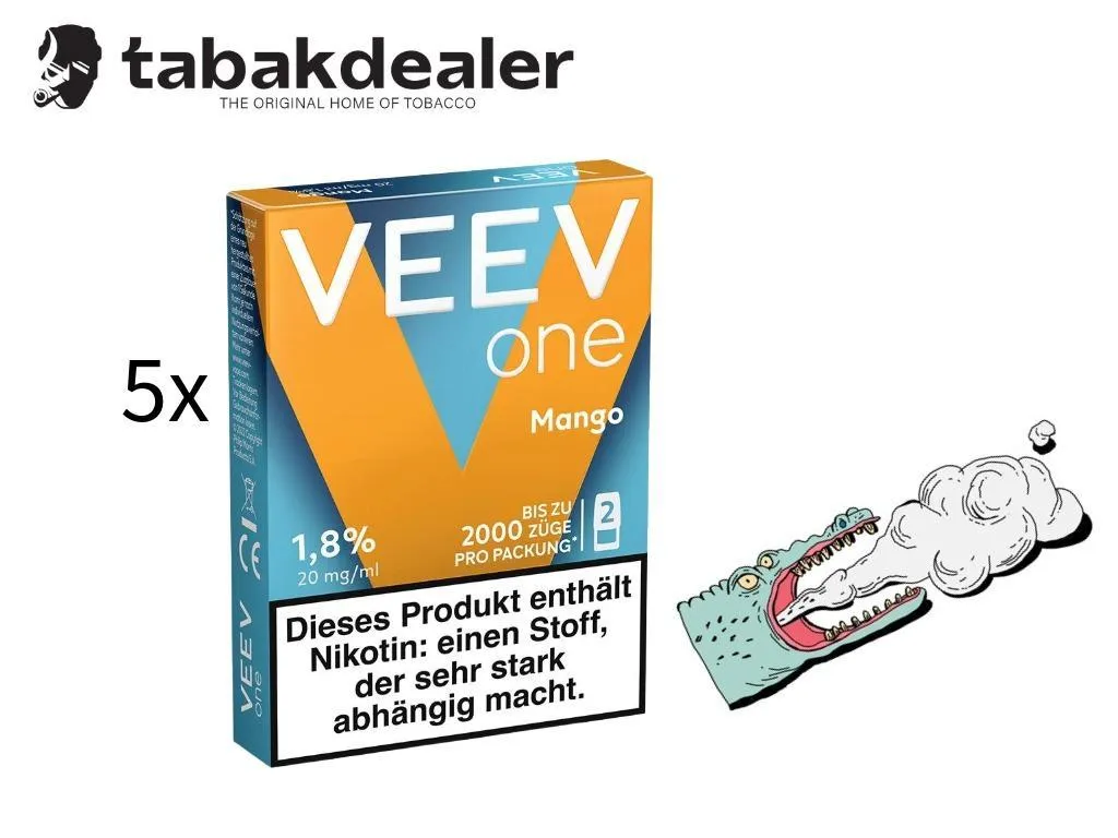5x VEEV One Pod Mango 20mg/ml
