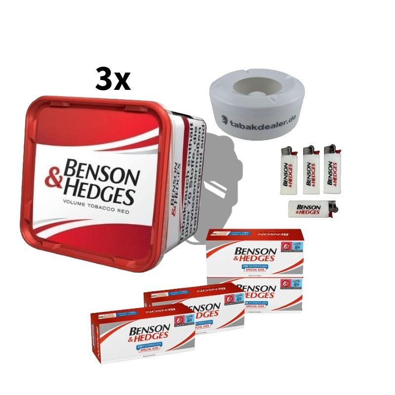 3x Benson & Hedges Red 315g 