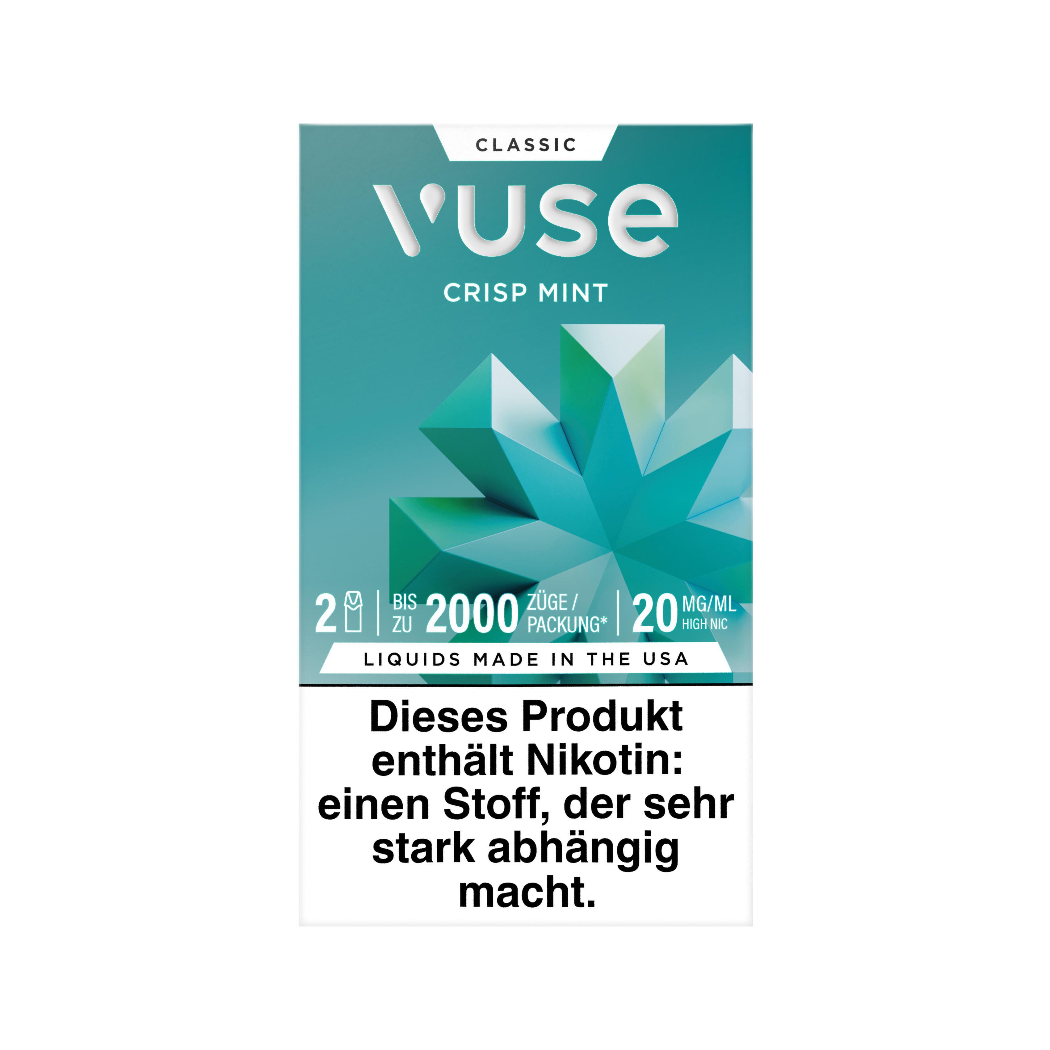 Vuse Pro Caps Crisp Mint 20mg/ml 1 x 2 Caps