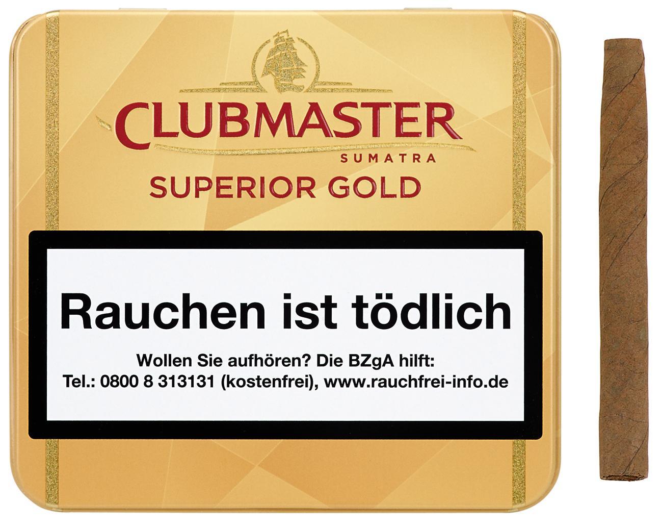 Clubmaster Sumatra Gold Nr161 5 x 20 Zigarillos
