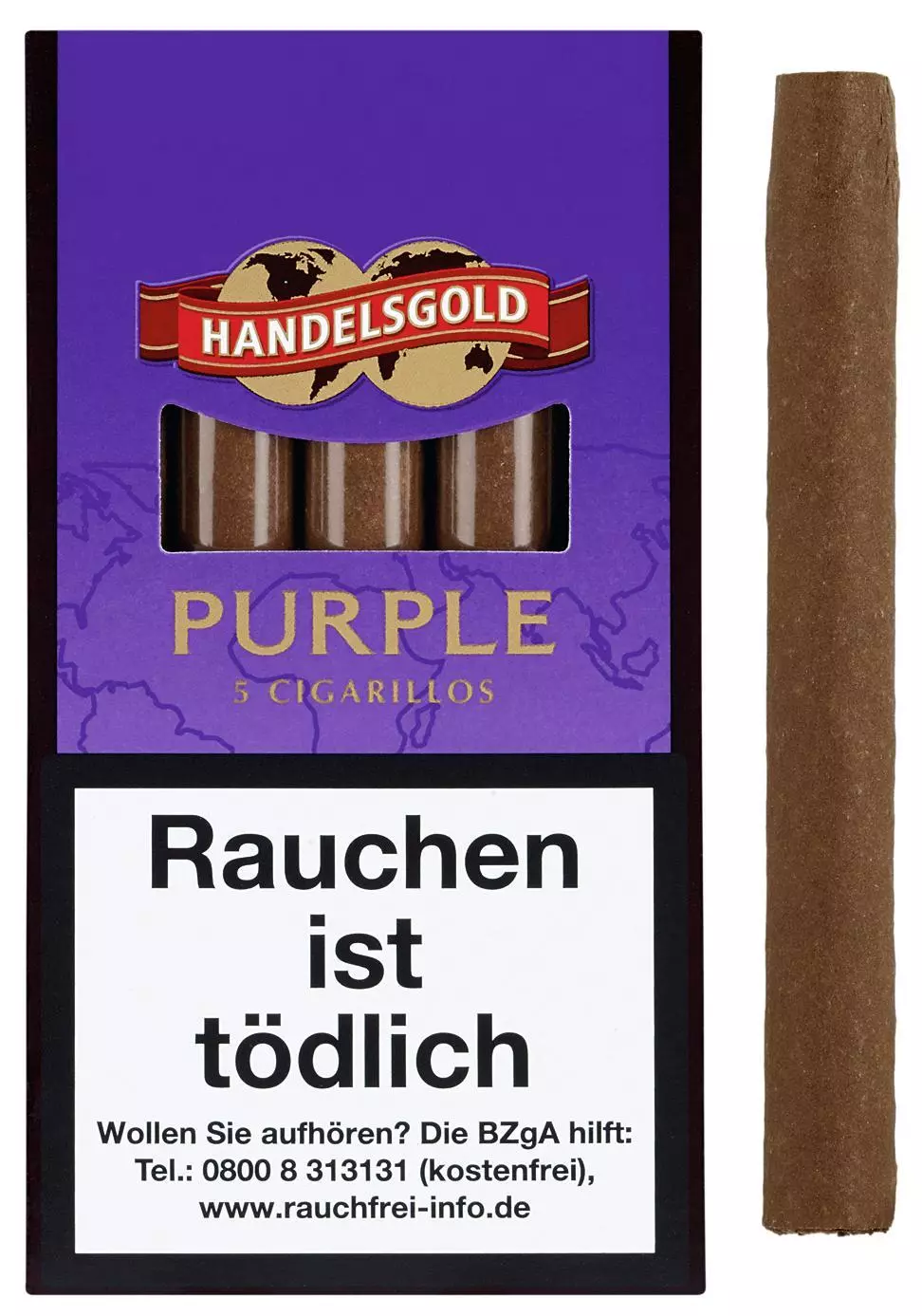 Handelsgold Sweet Purple Nr. 191 10 x 5 Zigarillos