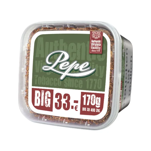 Pepe Rich Green Volumentabak Big Box 1 x 170g Tabak