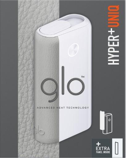 glo hyper+ UNIQ White Leather Grey 1 St