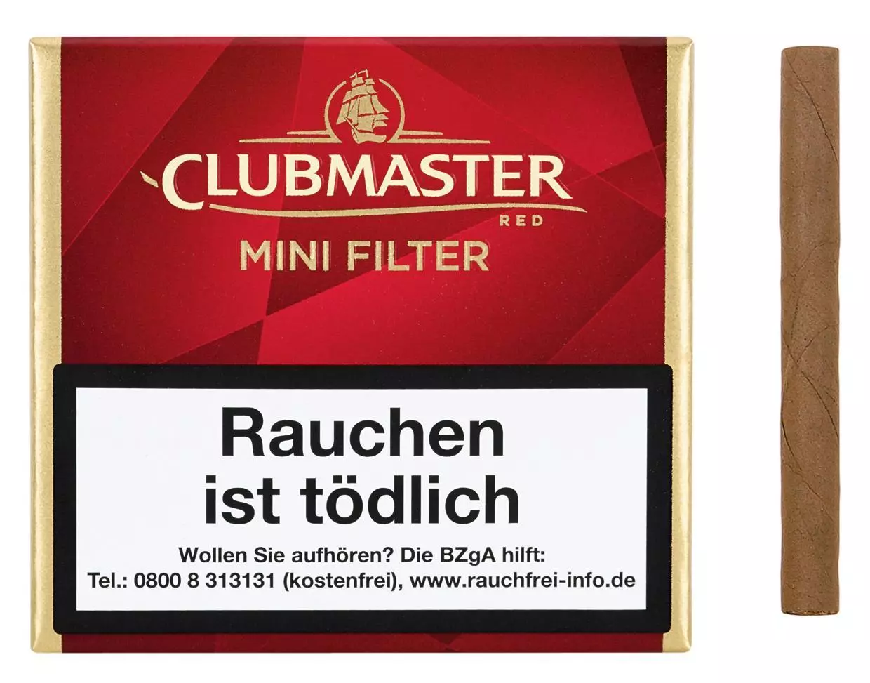 Clubmaster Mini Red Nr. 222 Filterzigarillos
