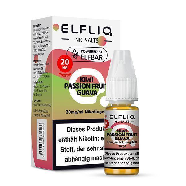 ELFLIQ - Kiwi Passion Fruit Guava 20mg/ml - 10ml Liquid ELFLIQ - Kiwi Passion Fruit Guava 20mg/ml - 10ml Liquid