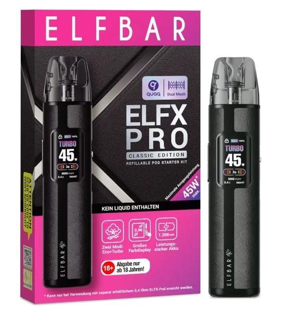 Elfbar - Elfx Pro E-Zigarette Schwarz