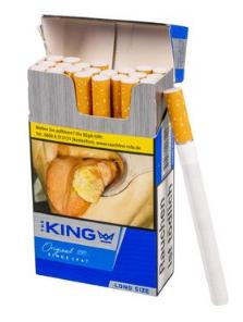 The King blue long  8 x 22 Zigaretten