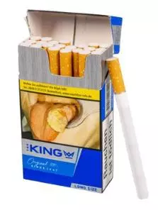 The King blue long 10 x 22 Zigaretten