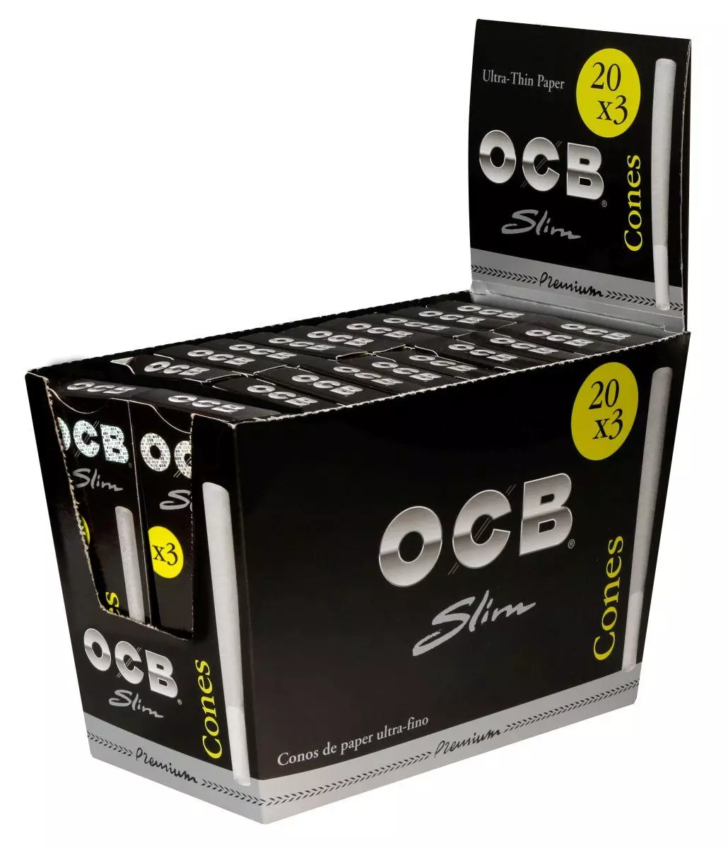 OCB Schwarz Premium Slim Cones