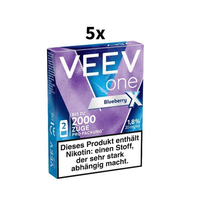 5x VEEV One Pod Blueberry Extra 