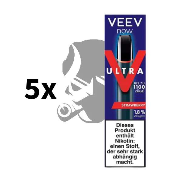 VEEV Now Ultra Strawberry Bundle 1 x 5 Stück