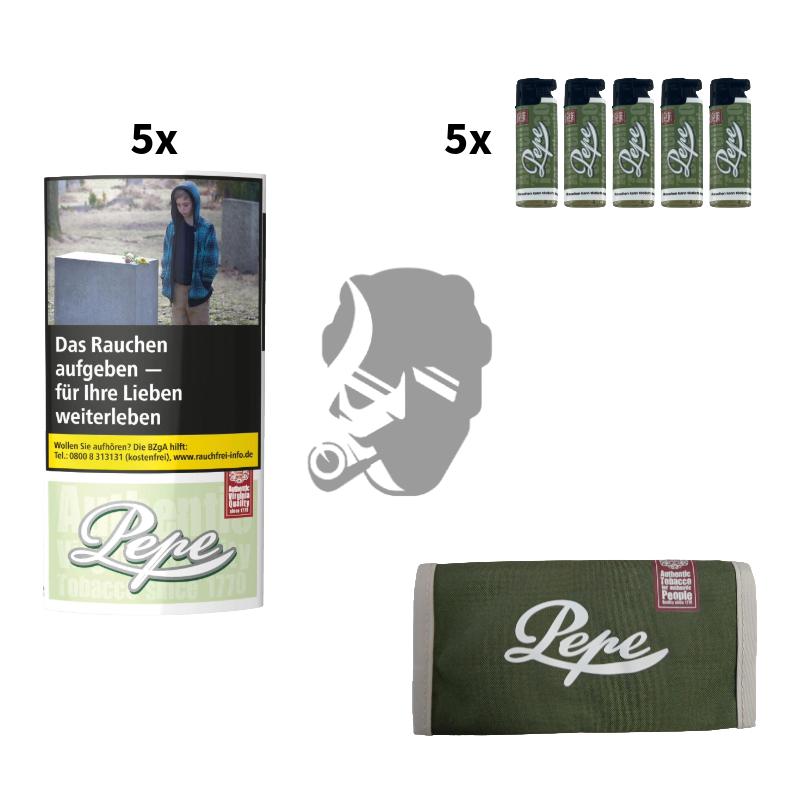 Pepe bright Green Tabak Bundle 