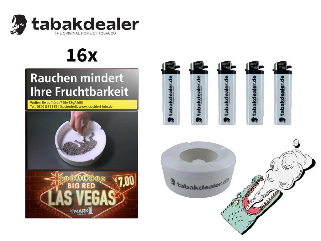 16x Las Vegas Red Zigaretten