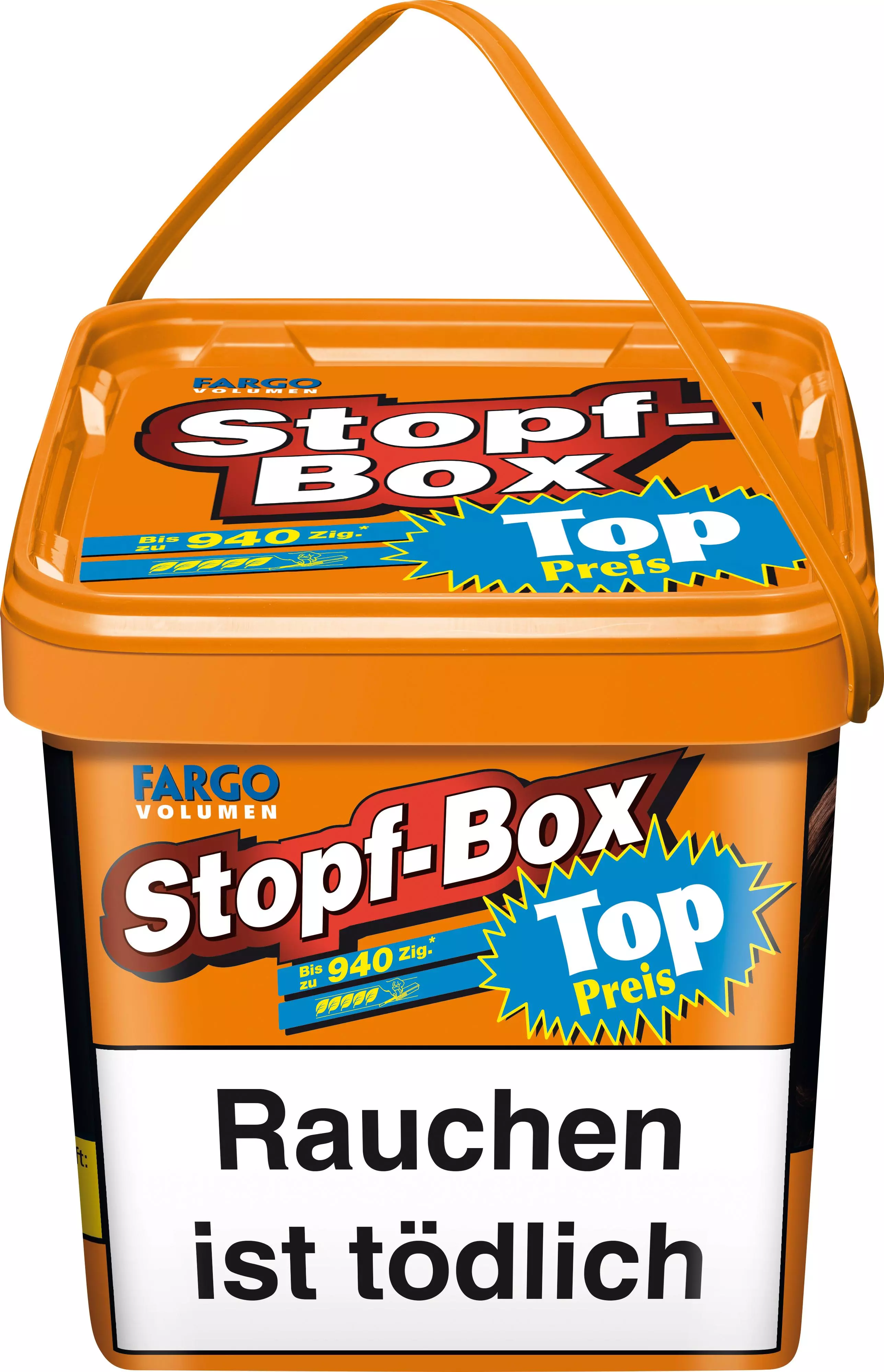 Fargo Volumentabak Stopf-Box Eimer Orange 1 x 445g Tabak