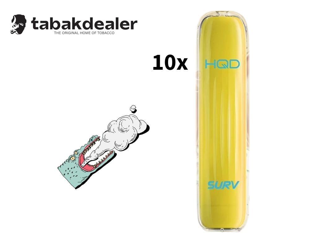HQD SURV Lemon Lime Ice 10 Stück