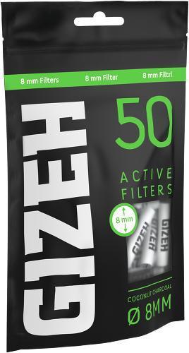 GIZEH BLACK Active Filter 8mm 50er