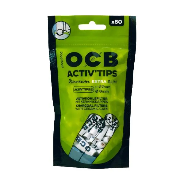OCB Activ Tips Extra Slim 6 mm