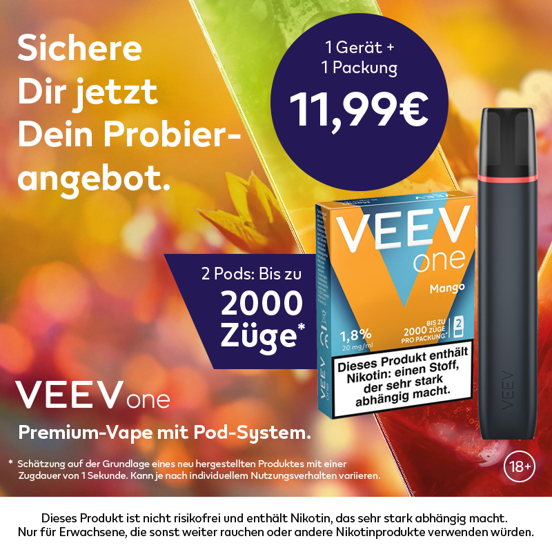 Veev Kit Black + 1 VEEV One Pod Mango 20mg/ml