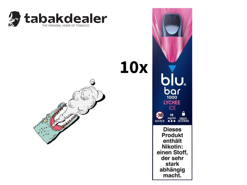 Blu Bar Lychee Ice 18mg/ml 10 Stück